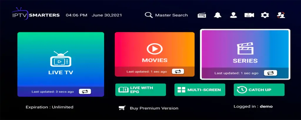 Teste válido por 6 Horas -Teste IPTV Smarters Pro 1 Teste IPTV Smarters Pro Grátis por 6 Horas realize seu teste valido por 6 horas